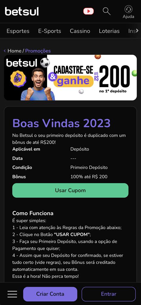 betsul android - Betsul Brasil: bônus, mercados de apostas, apps e odds